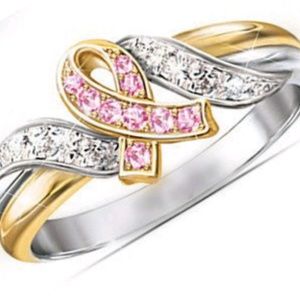💗 Hope Breast Cancer Ring 💗